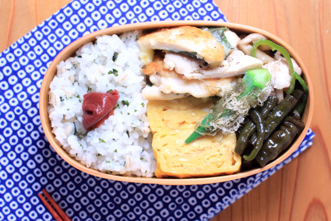 鶏胸肉の重ね焼き