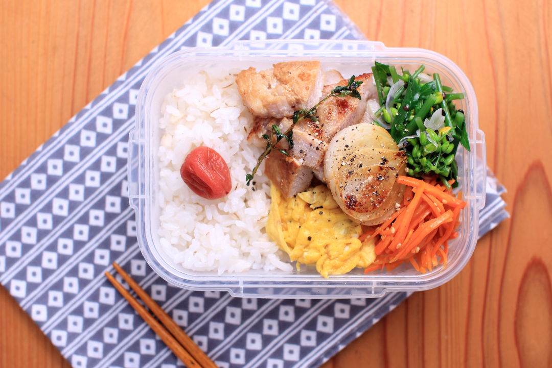豚の塩麹焼きのお弁当
